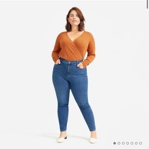 Everlane Authentic Stretch High Rise Skinny Jean